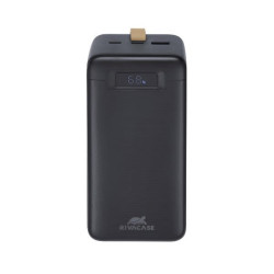 Rivacase Battery Bank con LCD 40.000 mAh PD 65W per Laptop - Nera