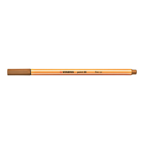 STABILO point 88 - Penna a punta sottile - ocra scuro - 0.4 mm - fine