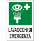 Cartello Etichetta adesiva per lavaocchi di emergenza