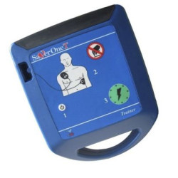 Defibrillatore Trainer AED Saver One dimostrativo utilizzato per la formazione dei soccorritori