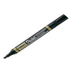 Marcatore permanente N860 - punta scalpello - nero - linea Amiko - Pentel