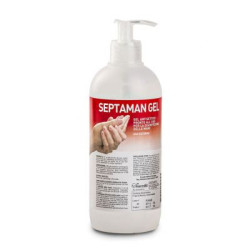 Gel disinfettante antibatterico in flacone da 500 ml