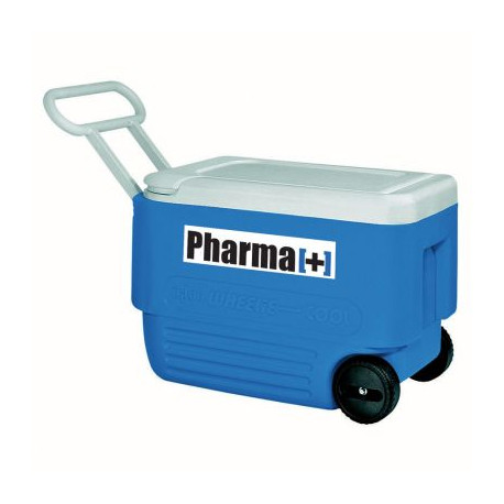 Ghiacciaia Trolley 36 lt, due ruote e due maniglie e l'isolante Ultratherm per il massimo isolamento