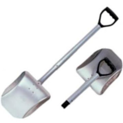 Pala pieghevole in lega di alluminio antiscintilla, manico in plastica antiurto