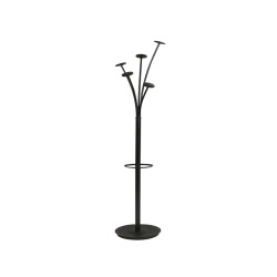 Appendiabiti a 5 posti Festival - 175cm - nero - Alba