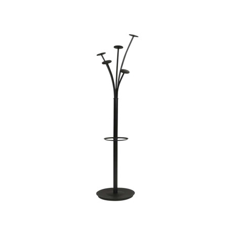 Appendiabiti a 5 posti Festival - 175cm - nero - Alba