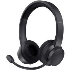 Trust CUFFIA AYDA WIRELESS BLUETOOTH RICARICABILE CON RIDUZIONE RUMORE MICROFONO ENC REALIZZATA CON 65% PLASTICA RICICLATA HEAD