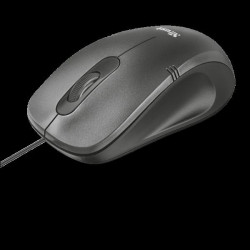 Trust IVERO MOUSE COMPATTO CON TRE PULSANTI - NERO