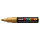 Marcatore Uni Posca PC8K  - punta a scalpello 8mm - oro - Uni Mitsubishi