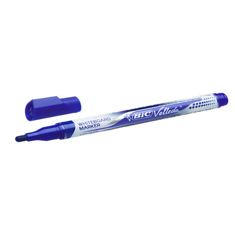 Marcatori Whiteboard Marker Velleda liquid Ink - punta tonda 2,2mm - blu - Bic