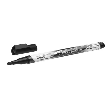 Marcatori Whiteboard Marker Velleda liquid Ink - punta tonda 2,2mm - nero - Bic