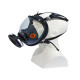 Maschera completa M9300 Strap Galaxy - policarbonato/silicone - nero/arancio - Deltaplus