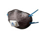 Mascherina 9922 - con carboni attivi - monouso -  filtro FFP2 - 3M - conf. 10 pezzi