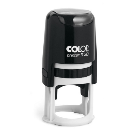 Timbro Printer R30 - diametro 30 mm - 5 righe - personalizzabile - autoinchiostrante - Colop