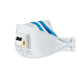 Mascherina Aura 9322+ FFP2  - con valvola - monouso - 3M - conf. 10 pezzi (imbustati singolarmente)