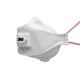 Mascherina Aura 9332+ FFP3 - con valvola - monouso - 3M - conf. 10 pezzi (imbustati singolarmente)