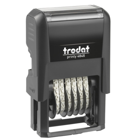 Timbro Printy 4.0 Eco 4846 Numeratore - 6 cifre - 4 mm - autoinchiostrante - Trodat