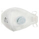 Mascherina filtrante FFP1 - con valvola - pieghevole verticalmente - monouso - Deltaplus - conf. 10 pezzi (imbustati singolarme