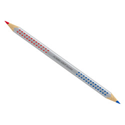 Matita bicolore triangolare Jumbo Grip 1109-10 - rosso/blu - Faber-Castell