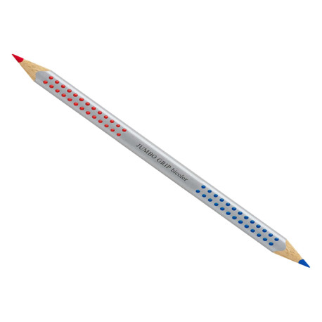 Matita bicolore triangolare Jumbo Grip 1109-10 - rosso/blu - Faber-Castell