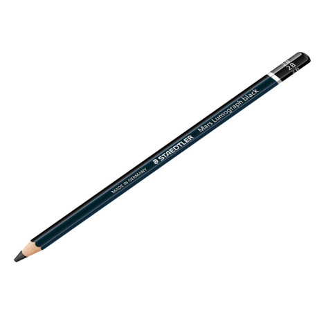 Matita di grafite tipo carboncino Mars Lumograph Black - gradazione 2B - Staedtler