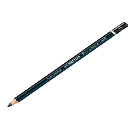 Matita di grafite tipo carboncino Mars Lumograph Black - gradazione 4B - Staedtler