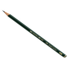 Matita in grafite Castell 9000 - gradazione 3H - esagonale - Faber-Castell