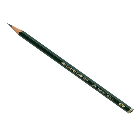 Matita in grafite Castell 9000 - gradazione 4H - esagonale - Faber-Castell